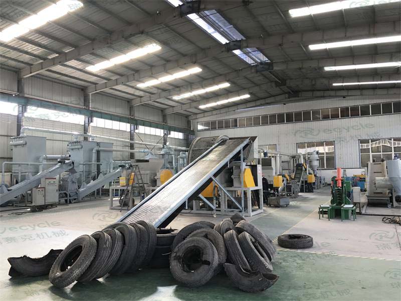 废旧轮胎回收再生利用项目,废旧轮胎处理生产线介绍